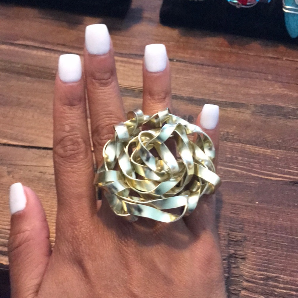 Soft gold wire Ring